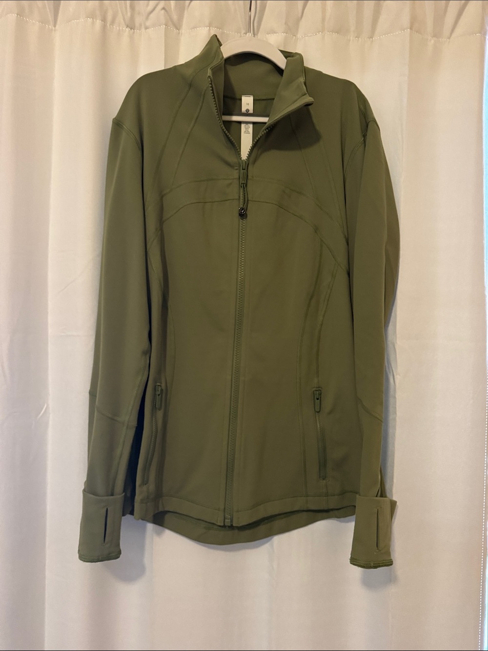lululemon athletica define jacket in green foliage